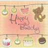 Serviette Happy Birthday