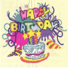 Serviette Happy Birthday