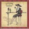 Serviette Elegante Dame rot
