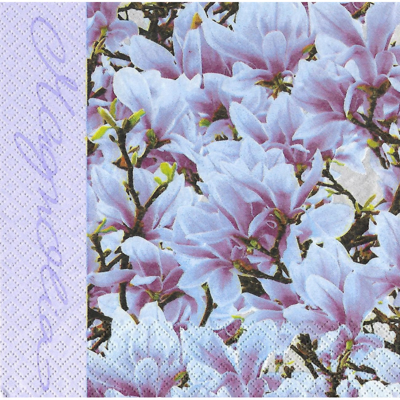 Serviette Magnolia lila
