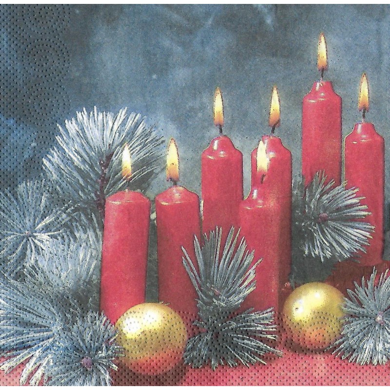 Einzelserviette/Paket Kerzen