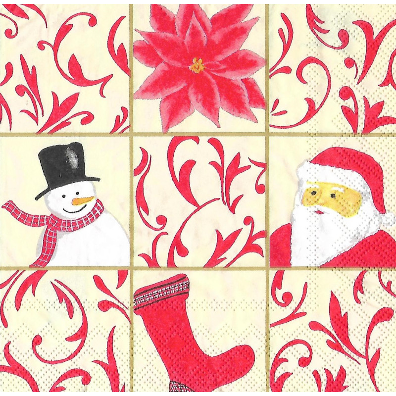 Serviette Deko Weihnachtsserviette