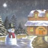 Serviette Snowman