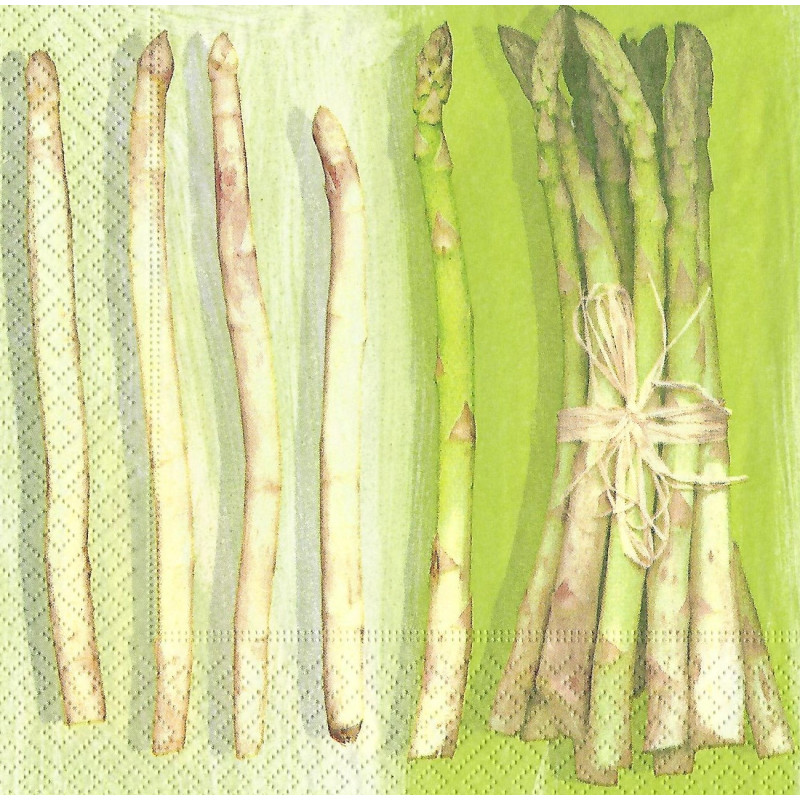 Serviette Spargel
