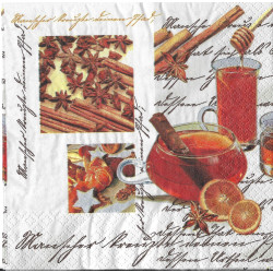 Serviette Glühwein & Gewürze