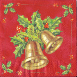 Serviette Weihnachtsglocken...