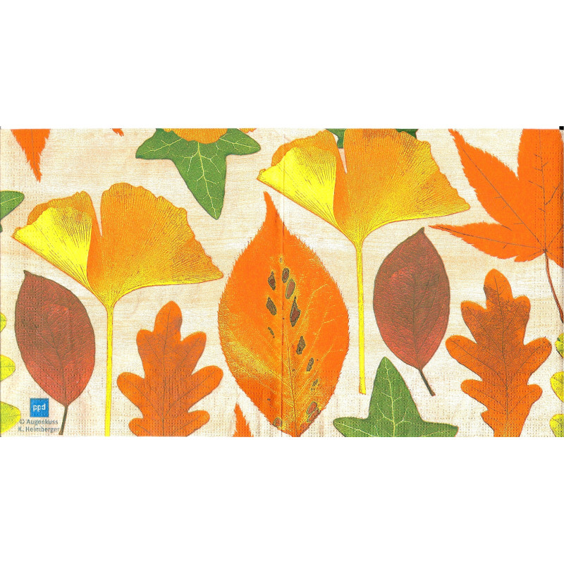 Servietten Bunte Herbstblätter