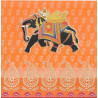 Serviette Indischer Elefant Orange