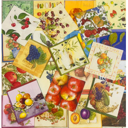 60 Motivservietten Obst &...