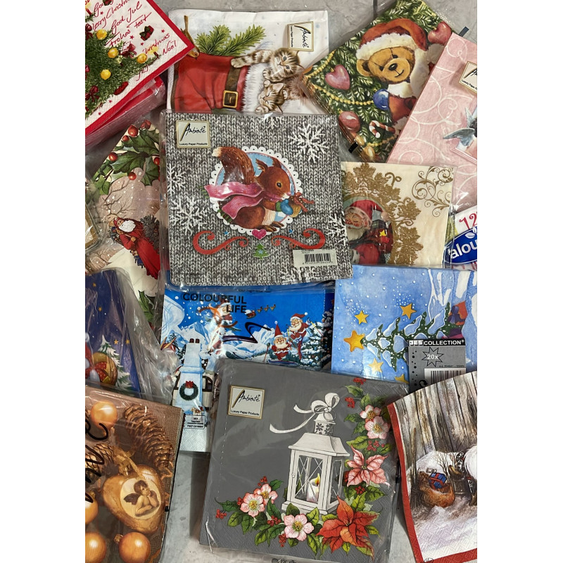 60 Weihnachts/Winter Servietten