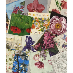 60 Blumen Servietten