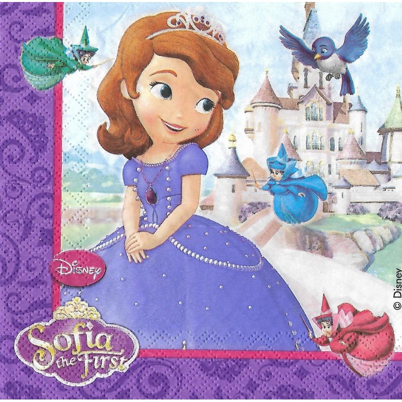 Serviette Prinzessin Sofia