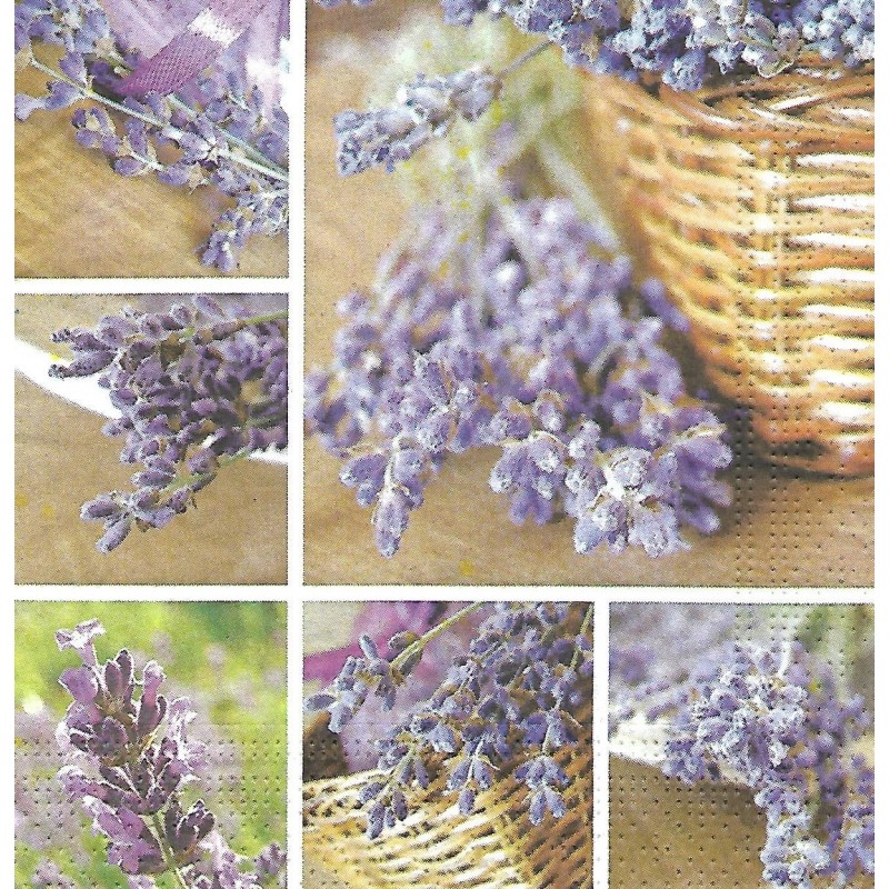 Serviette Lavendel