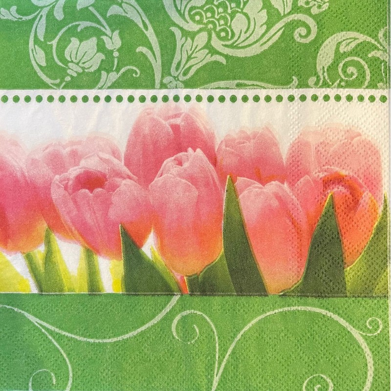 Serviette Tulpe
