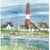 Serviette Leuchtturm