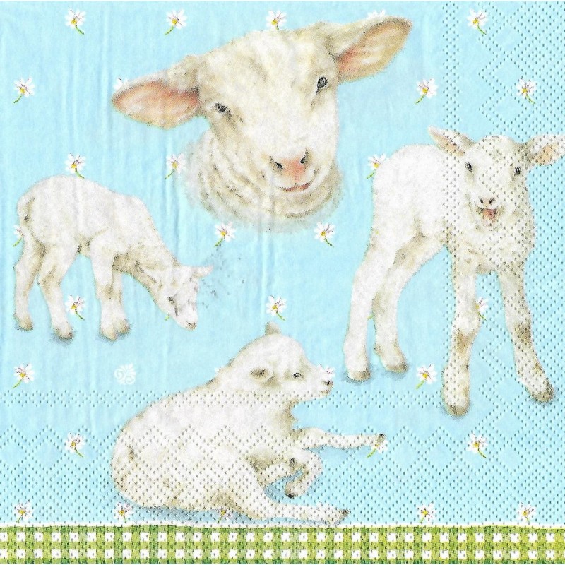 Serviette little Lambs