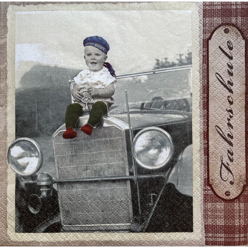 Serviette Bobbies Car