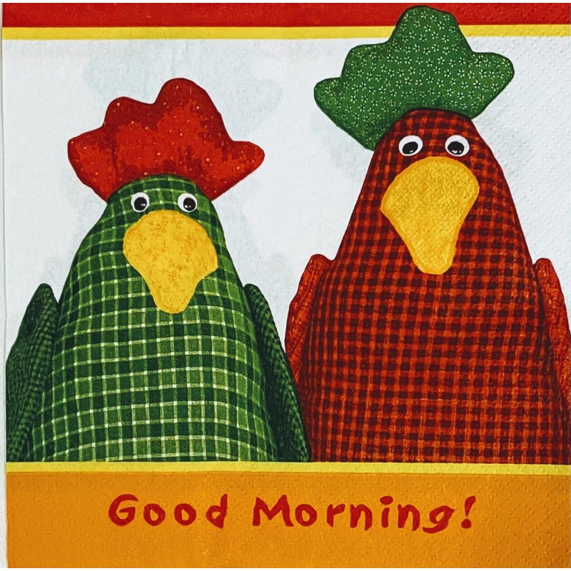 Serviette Good Morning