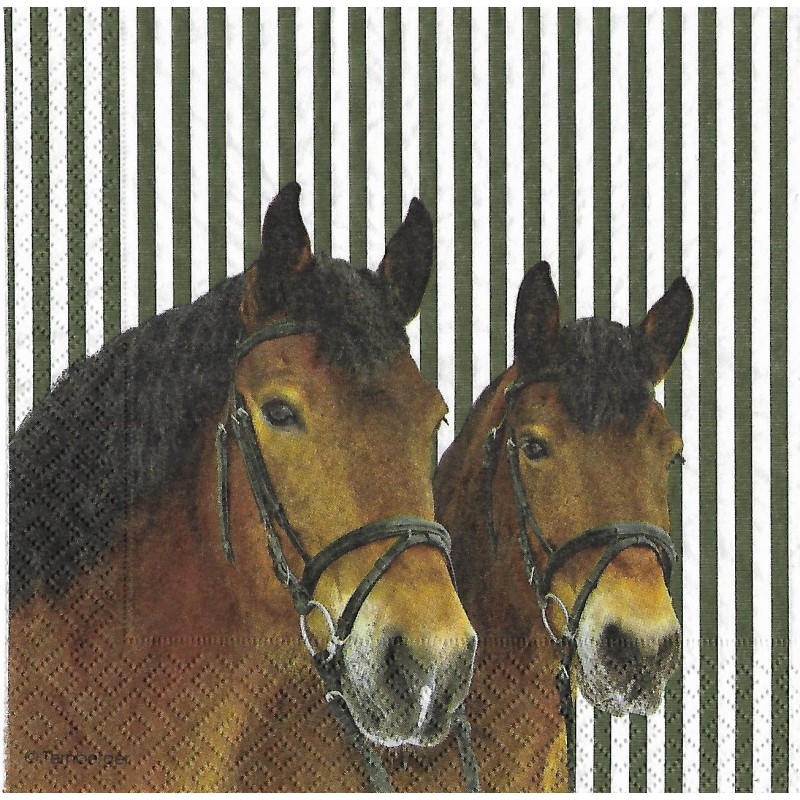 Serviette Pferde