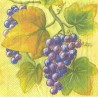 Serviette Weintrauben