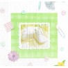 Serviette Babyschuhe