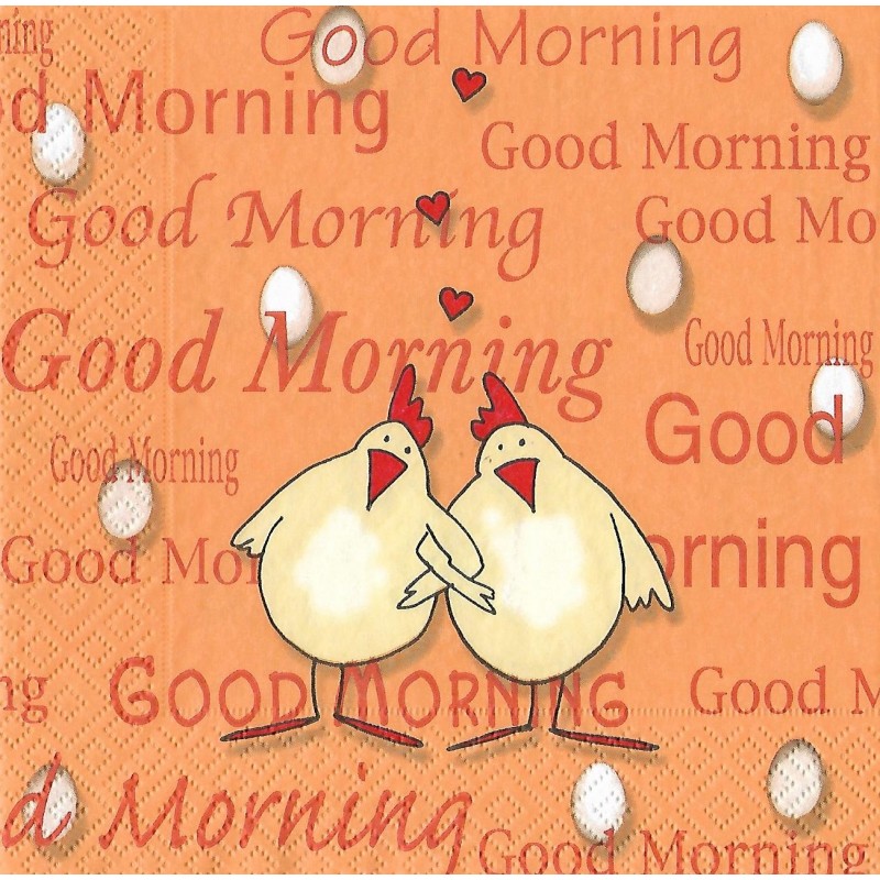 Serviette Good Morning