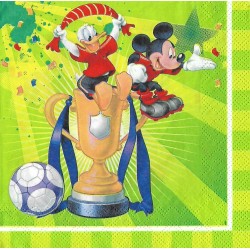 Serviette Mickey Mouse Fußball