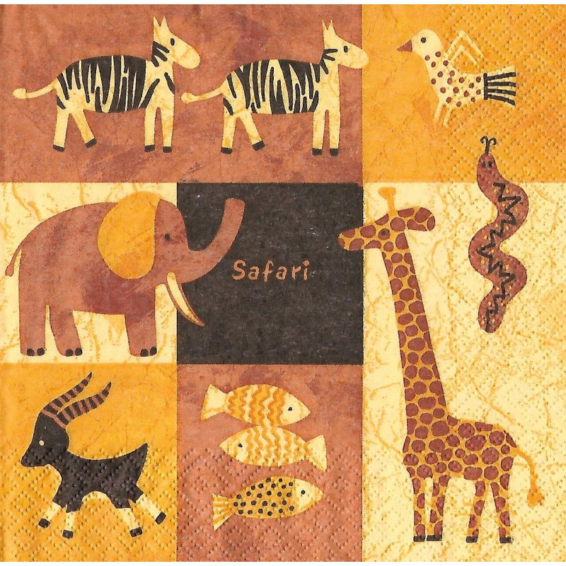 Serviette Safari