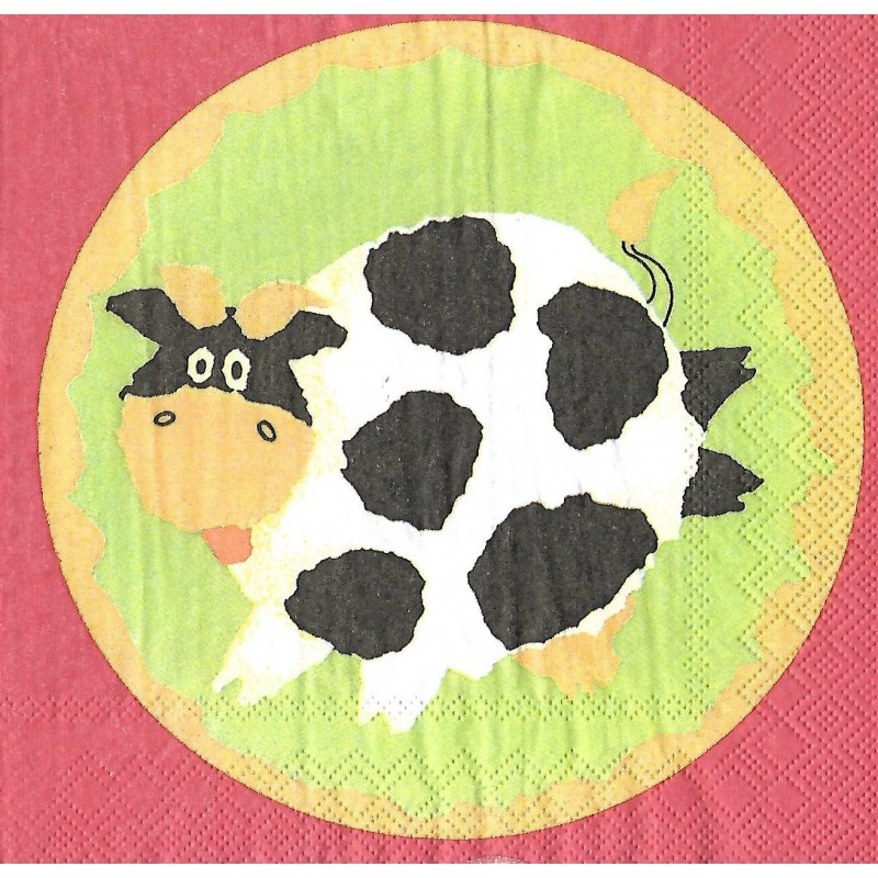 Serviette Schwein/Kuh