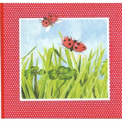 Serviette Marienkäfer