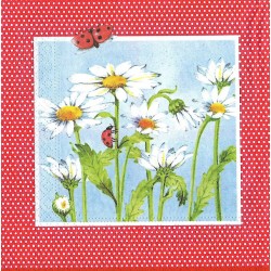 Serviette Marienkäfer