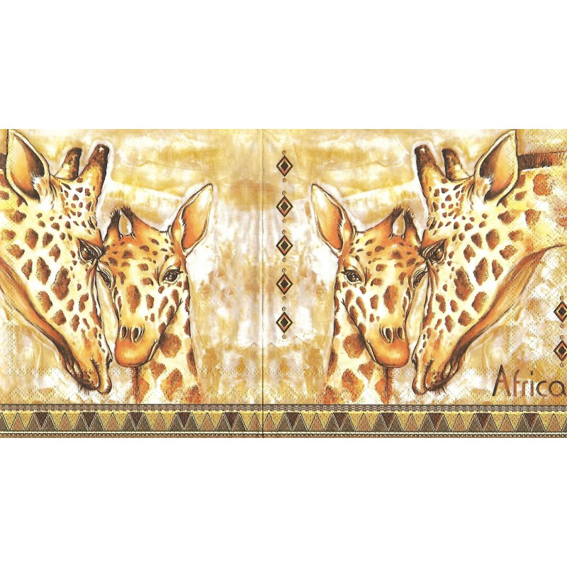 Serviette Giraffe