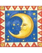 Sonne Mond & Sterne Servietten